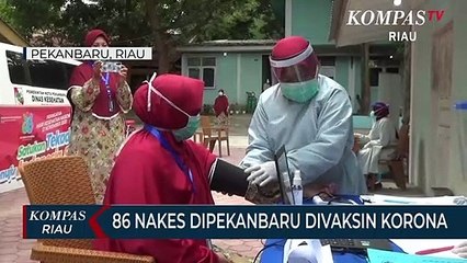 86 Nakes Dipekanbaru Divaksin Korona
