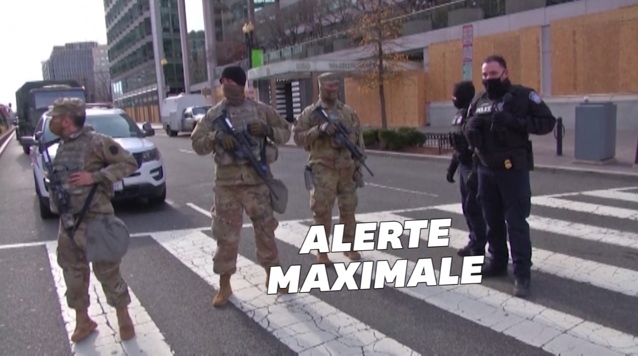 Washington et le Capitole se barricadent avant l'investiture de Joe Biden