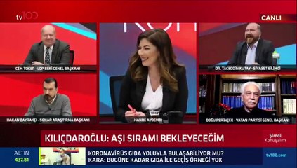 Download Video: Doğu Perinçek ile Cem Toker arasında 'aşı' gerilimi: Yok 'reise bildirilmiş' falan; haddini bil otur orada!