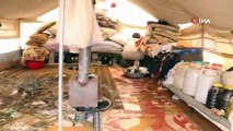 İdlib’de mülteci çadırları sular altında kaldı; aynı çadırda birden fazla aile kalıyor