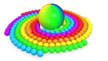 Color 3D Rainbow animation for Learning Colors - Learn Colors for Kids