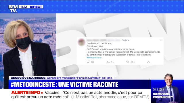 Geneviève Garrigos, victime d'inceste, raconte: J'ai eu une amnésie traumatique de 40 ans