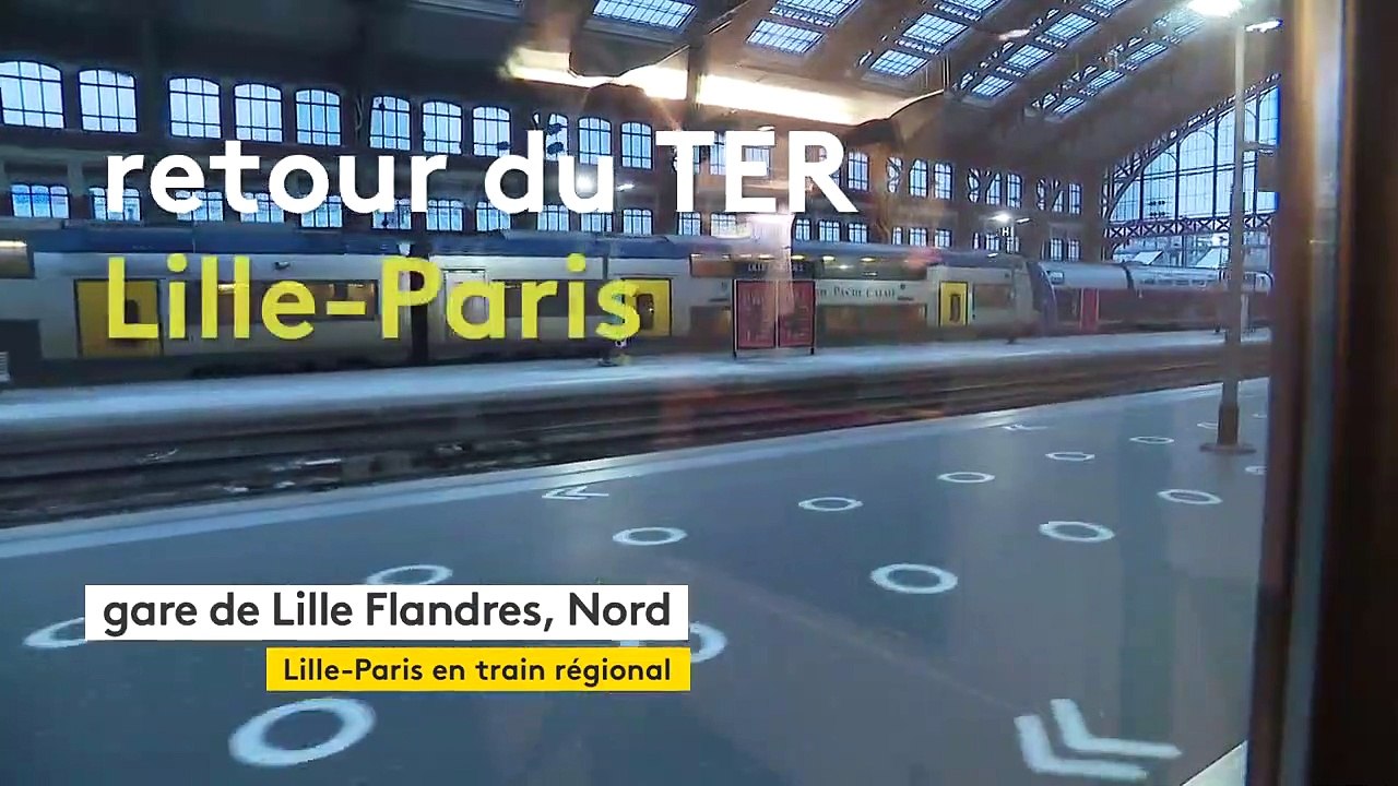 30 ans après sa disparition, la SNCF remet sur les rails le TER entre Lille et Paris avec un prix d'appel à 10 euros