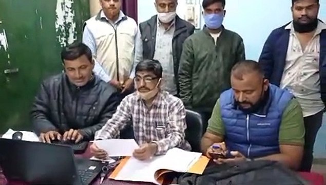 छह सौ रुपए रिश्वत लेते परिवहन विभाग का सुरक्षाकर्मी गिरफ्तार