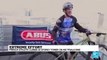 Extreme effort: French athlete climbs 33-storey tower on his bike