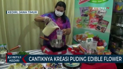 Cantiknya Kreasi Puding Edible Flower