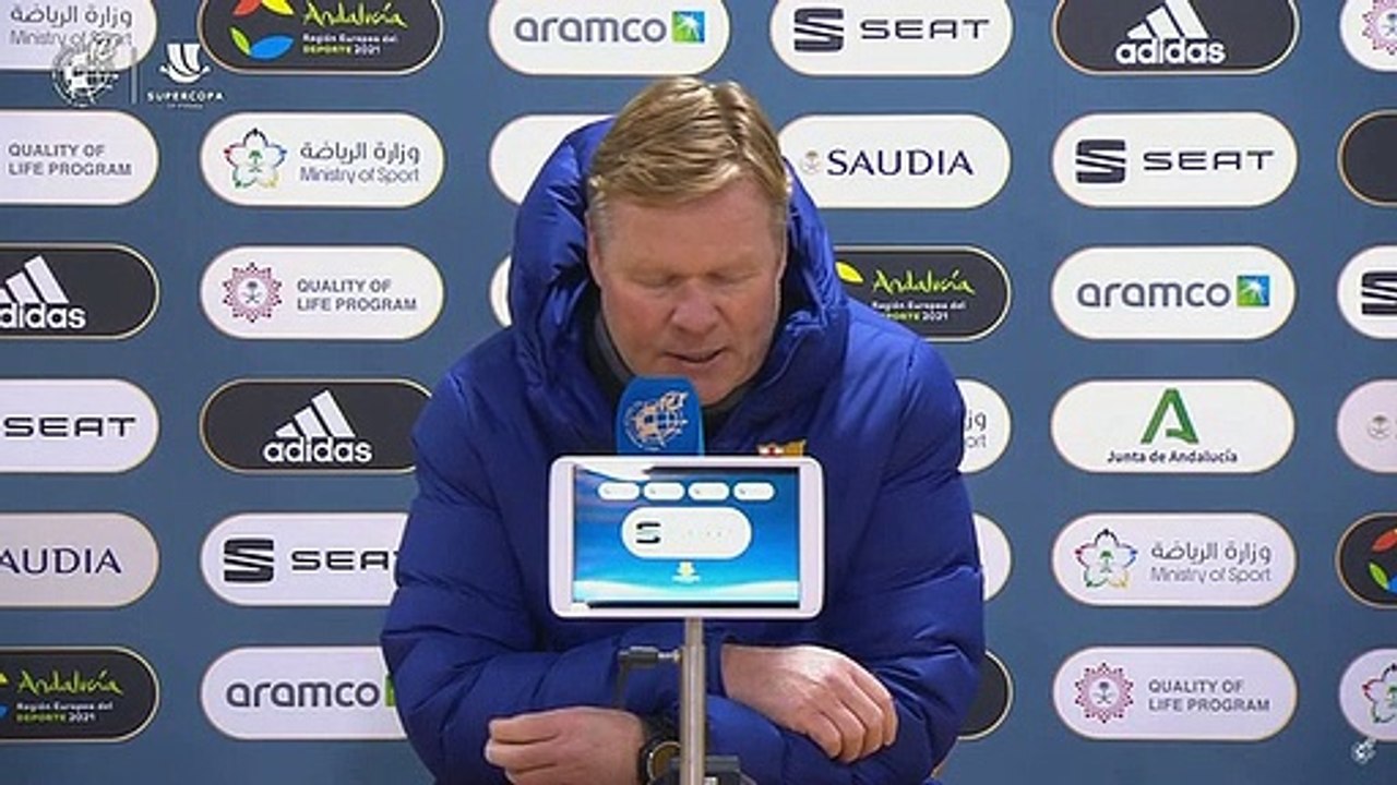 Spain: Koeman says his team is ‘sad’ and ‘disappointed’ after losing Super Cup final