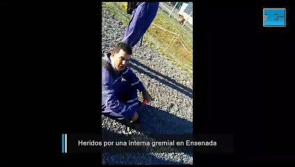 Piedras, peleas, tiros y heridos por una interna gremial en Ensenada