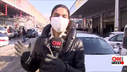 Kardan kaza yapan sürücüler sanayilerin yolunu tuttu | Video