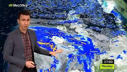 Met Office weather forecast Monday 18/01/21