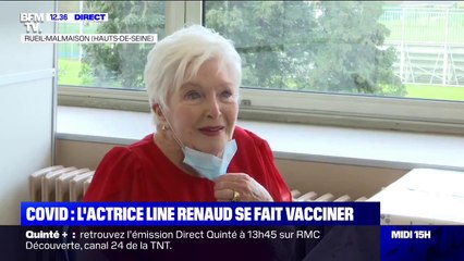 Covid-19: Line Renaud se fait vacciner