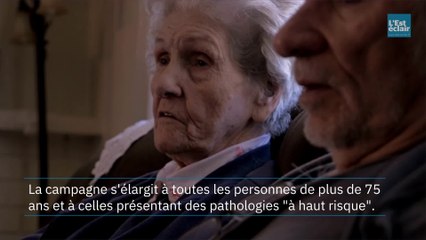 Top départ de la vaccination des plus de 75 ans et des personnes pathologiques