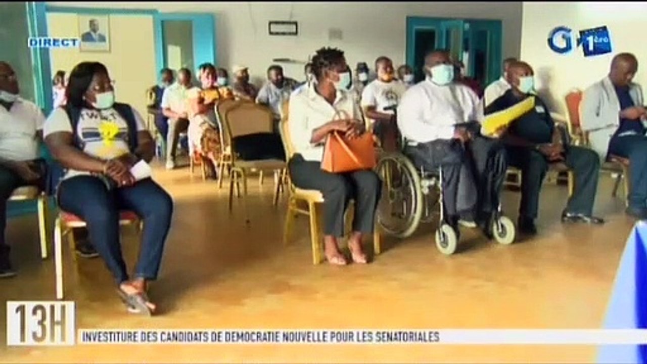 RTG/ Découverte des candidats du parti politique ‘’Démocratie Nouvelle’’ aux élections sénatoriales