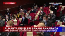 Bakan Çavuşoğlu ve Alman mevkidaşı Mass'tan Türkiye-AB mesajları