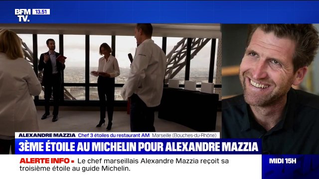 Alexandre Mazzia, nouveau chef 3 étoiles au Michelin: Nous sommes très heureux, très fiers