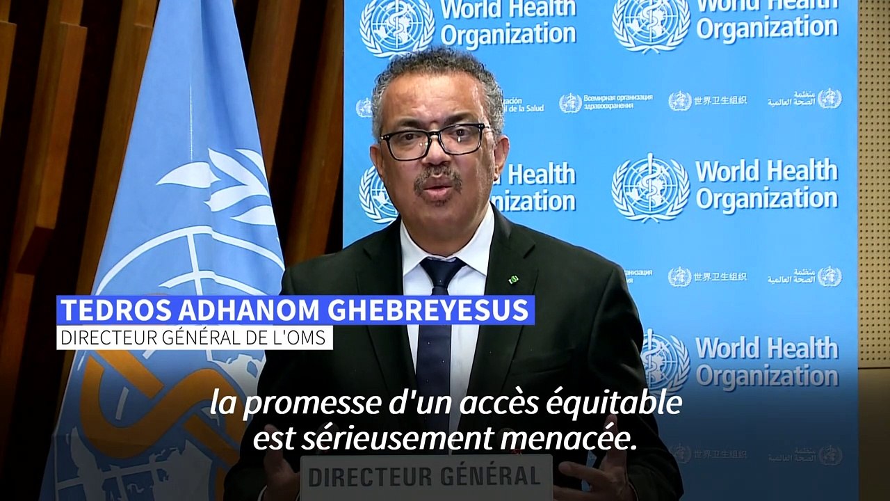 Accès inégal au vaccin: l'OMS alerte contre un "échec moral catastrophique"