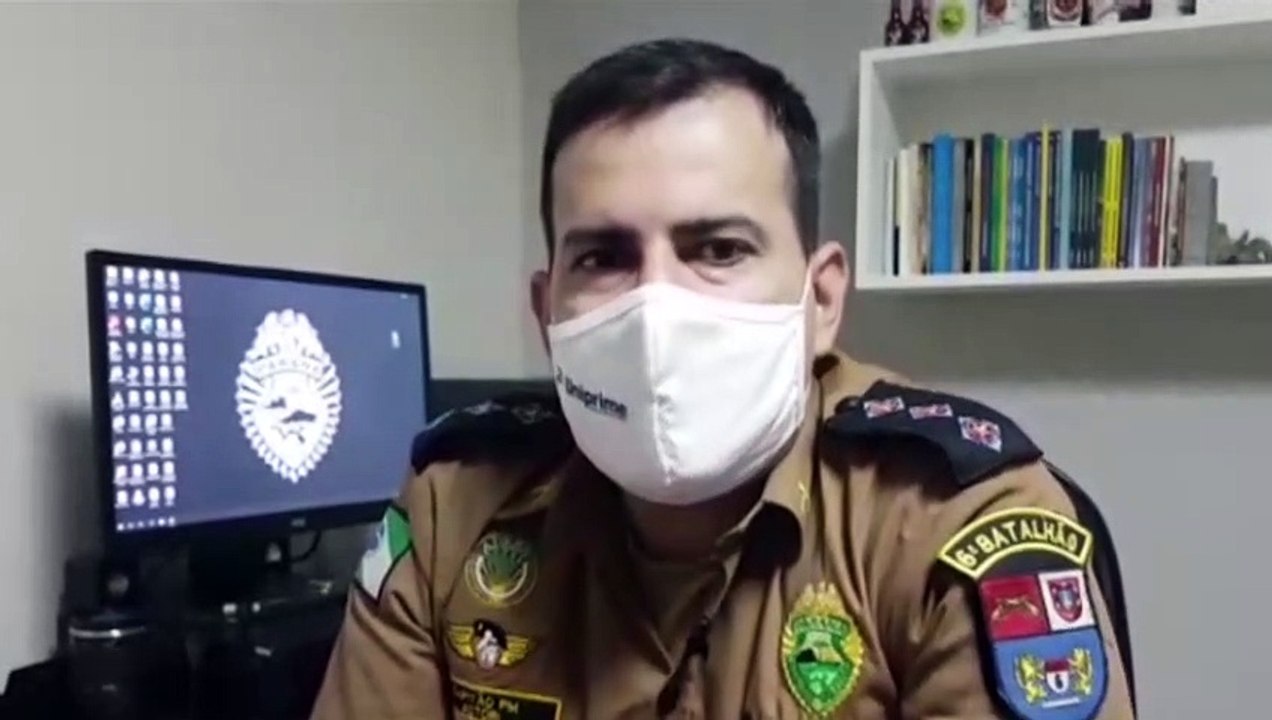 Conforme PM, vítima chegava em casa quando foi rendida por ladrões em assalto no Santa Felicidade