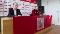 Présentation du nouveau joueur du Standard de Liège: Joao Klauss de Mello