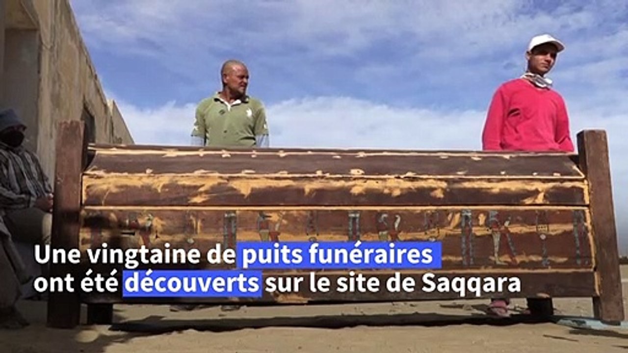 Des trésors" trois fois millénaires dévoilés dans une nécropole égyptienne