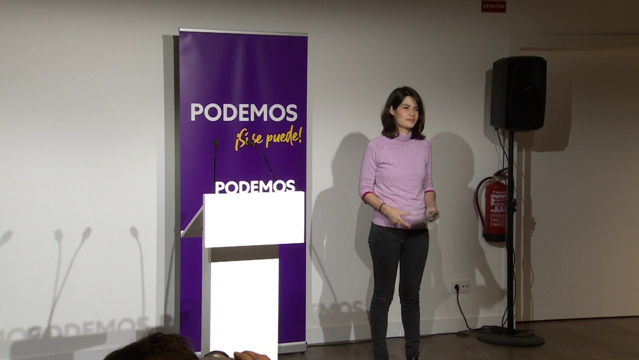 Isa Serra, portavoz de Podemos