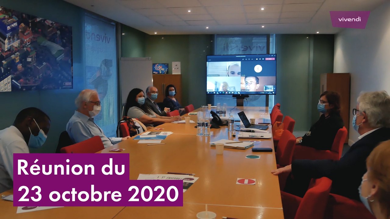 Réunion du Comité des actionnaires