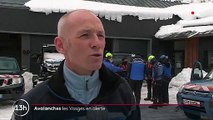 Vosges : fort risque d'avalanches, le corps d'un skieur retrouvé