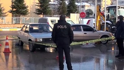 Silahla vurulan şahıs akaryakıt istasyonuna sığındı
