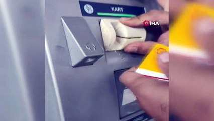 ATM cihazlarına kart kopyalama cihazı takıp vatandaşların hesaplarından para çeken 2 kişi yakalandı