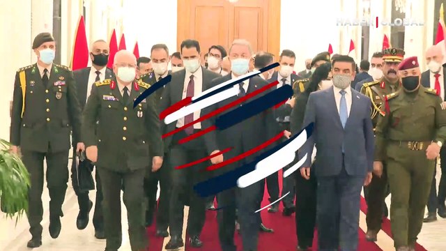 Irak Cumhurbaşkanı Salih, Milli Savunma Bakanı Akar'ı kabul etti