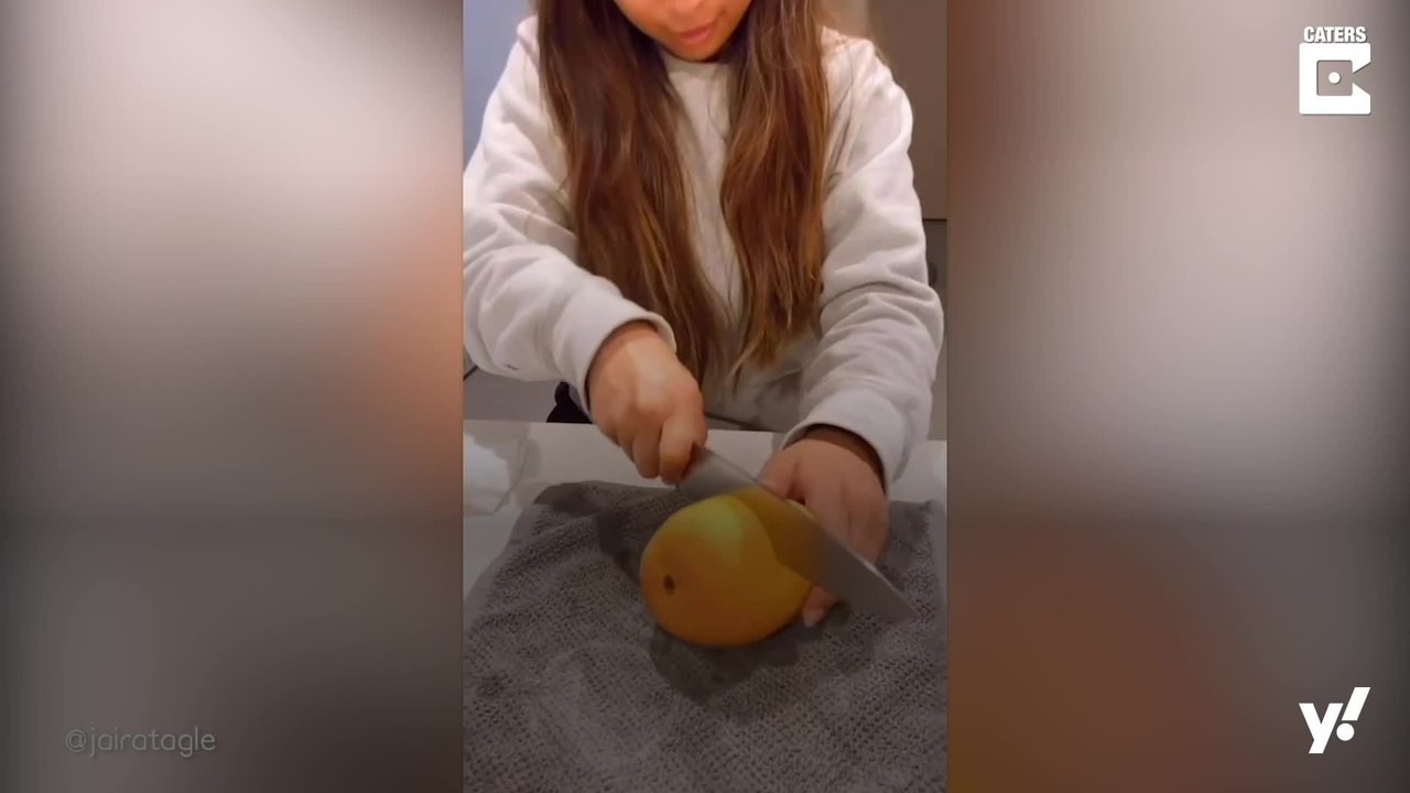 Praktischer Foodhack: So schneidet man eine Mango am besten