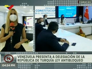 Venezuela presenta a delegación de la República de Turquía Ley Antibloqueo y sus beneficios