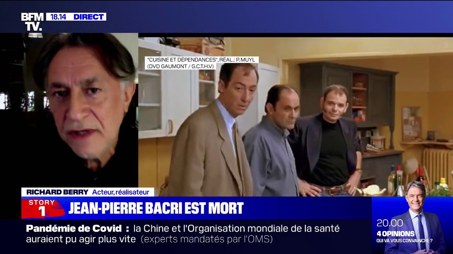 Richard Berry A Propos De Jean Pierre Bacri Il Etait Honnete Il Etait Juste Il Etait Vrai Video Dailymotion