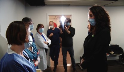 Premières vaccinations Moderna à l'hôpital Tivoli de La Louvière