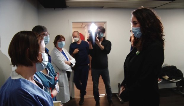 Premières vaccinations Moderna à l'hôpital Tivoli de La Louvière