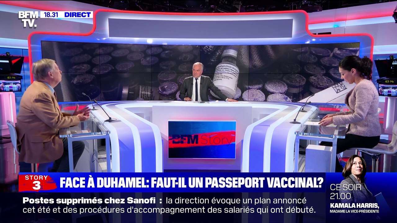 Face à Duhamel: Faut-il un passeport vaccinal ? - 18/01