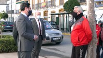 Juanma Moreno visita La Roda de Andalucía (Sevilla)