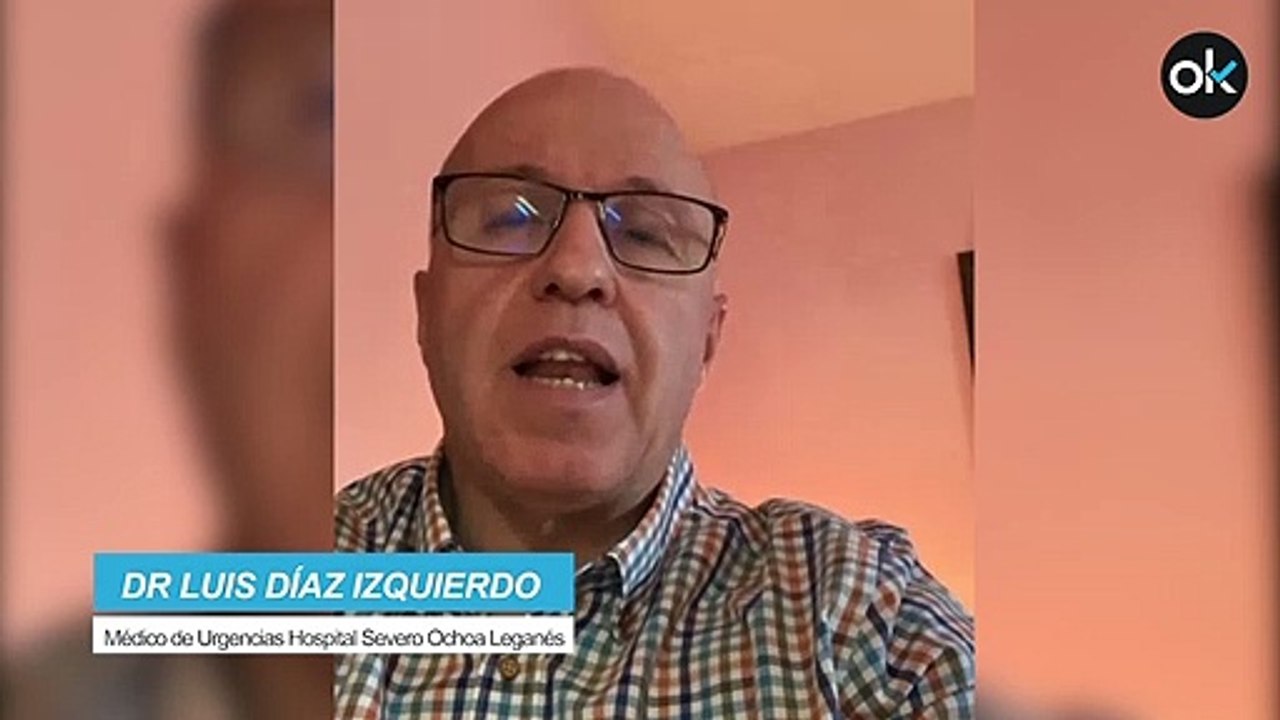 Luis Díaz, médico de Urgencias en Madrid: "Hay personas que pasan de estar bien a la UVI en horas"