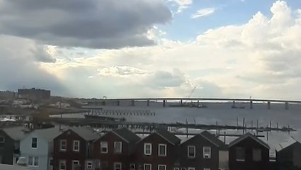 Watch the clouds go by on this train ride through New York