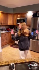 Daughter Hilariously Imitates Dad