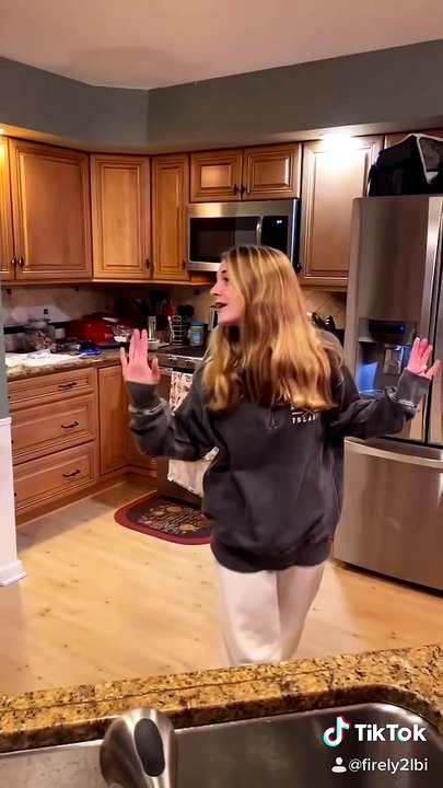 Daughter Hilariously Imitates Dad