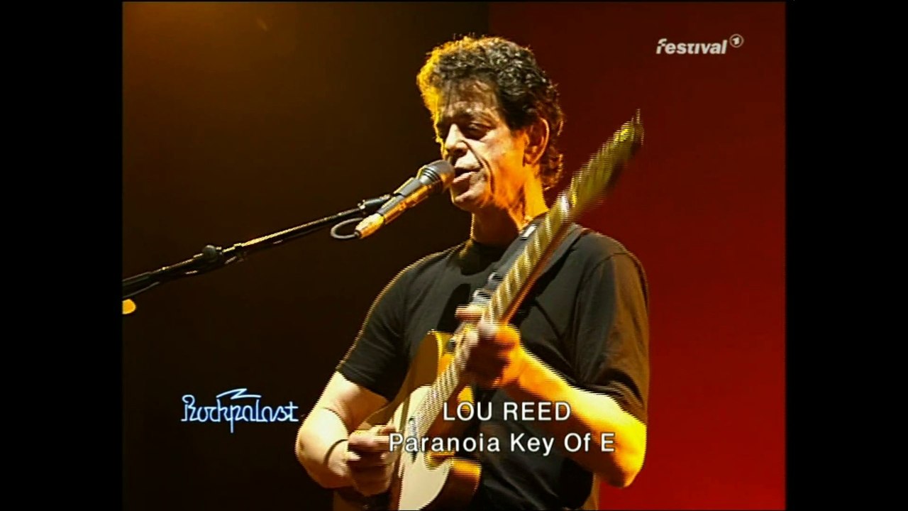LOU REED - Paranoia Key Of E