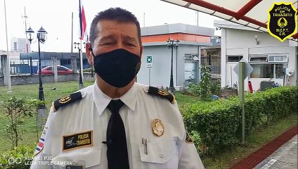 Ciclistas molestos con Fuerza Pública por bloquear ciclovía en Los Yoses