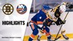 NHL Highlights | Bruins at Islanders  1/18/21