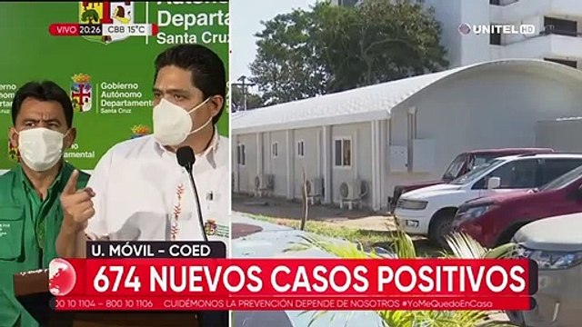 Coronavirus: Santa Cruz reporta 674 nuevos positivos y 12 decesos