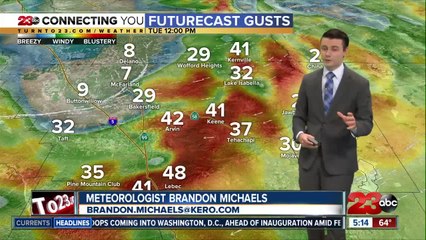 23ABC Evening weather update January 18, 2020
