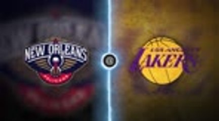 Video herunterladen: LeBron v Zion - Lakers star edges young Pelican