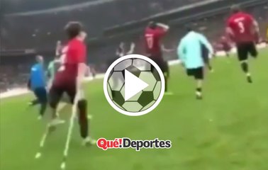 Así se festeja un gol de los buenos