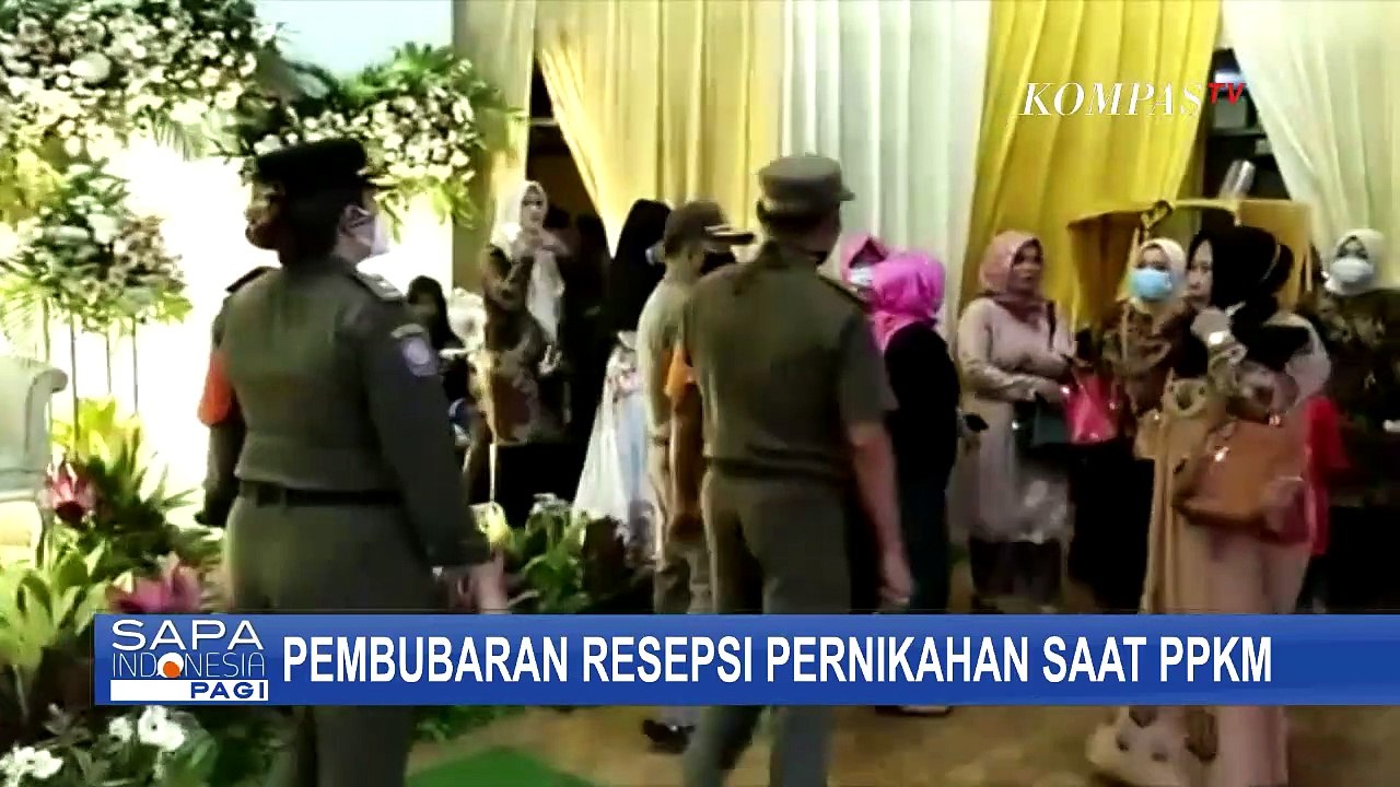 Acara Melebihi Kapasitas, Resepsi Pernikahan di Koja Dibubarkan Satpol PP