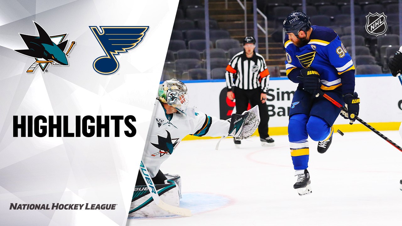 NHL Highlights | Sharks @ Blues 1/18/21