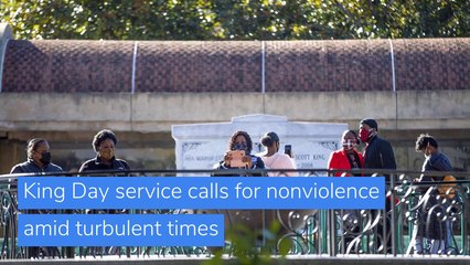 King Day service calls for nonviolence amid turbulent times, and other top stories in US news from January 19, 2021.